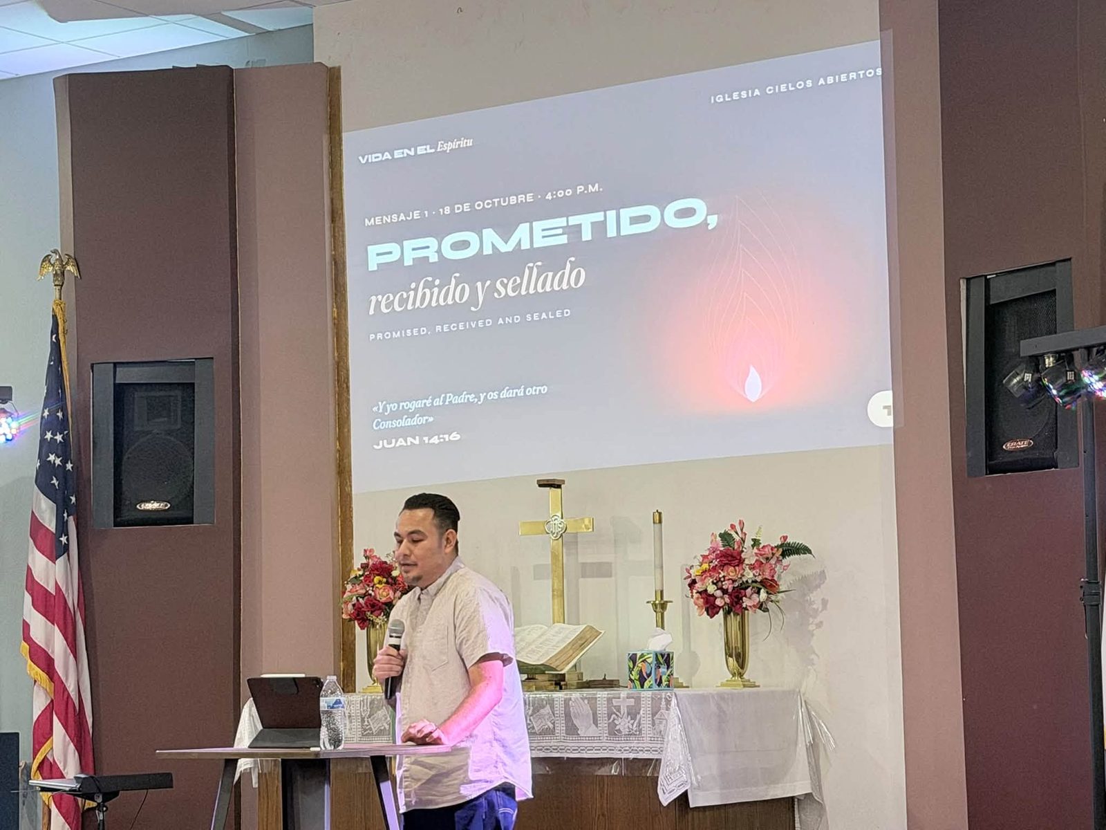 Predicación de la Palabra en un servicio dominical